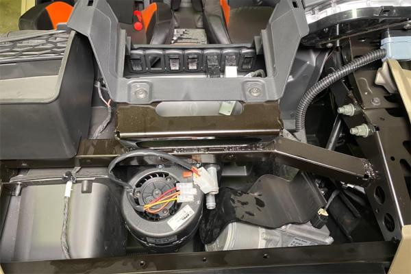 Polaris RZR Turbo S Cab Heater with Defrost for Machines with Glovebox Subwoofer (2018-2023)