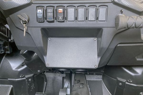 Polaris RZR Turbo S Cab Heater with Defrost for Machines with Glovebox Subwoofer (2018-2023)