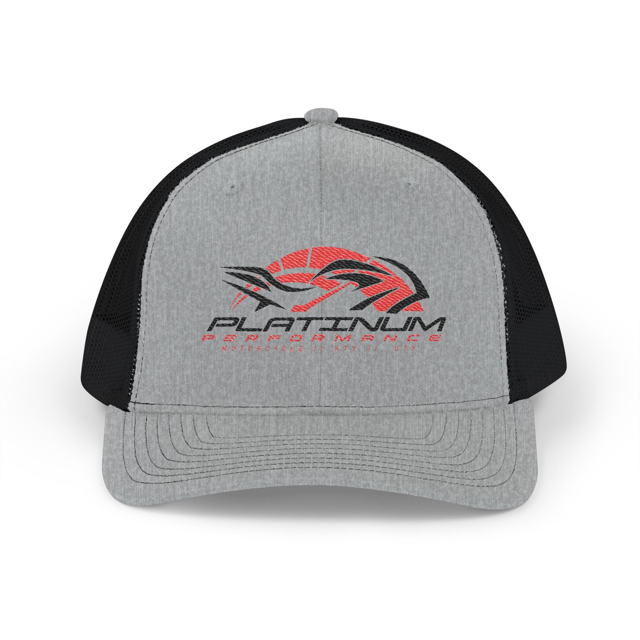 Platinum Embroidered trucker hat