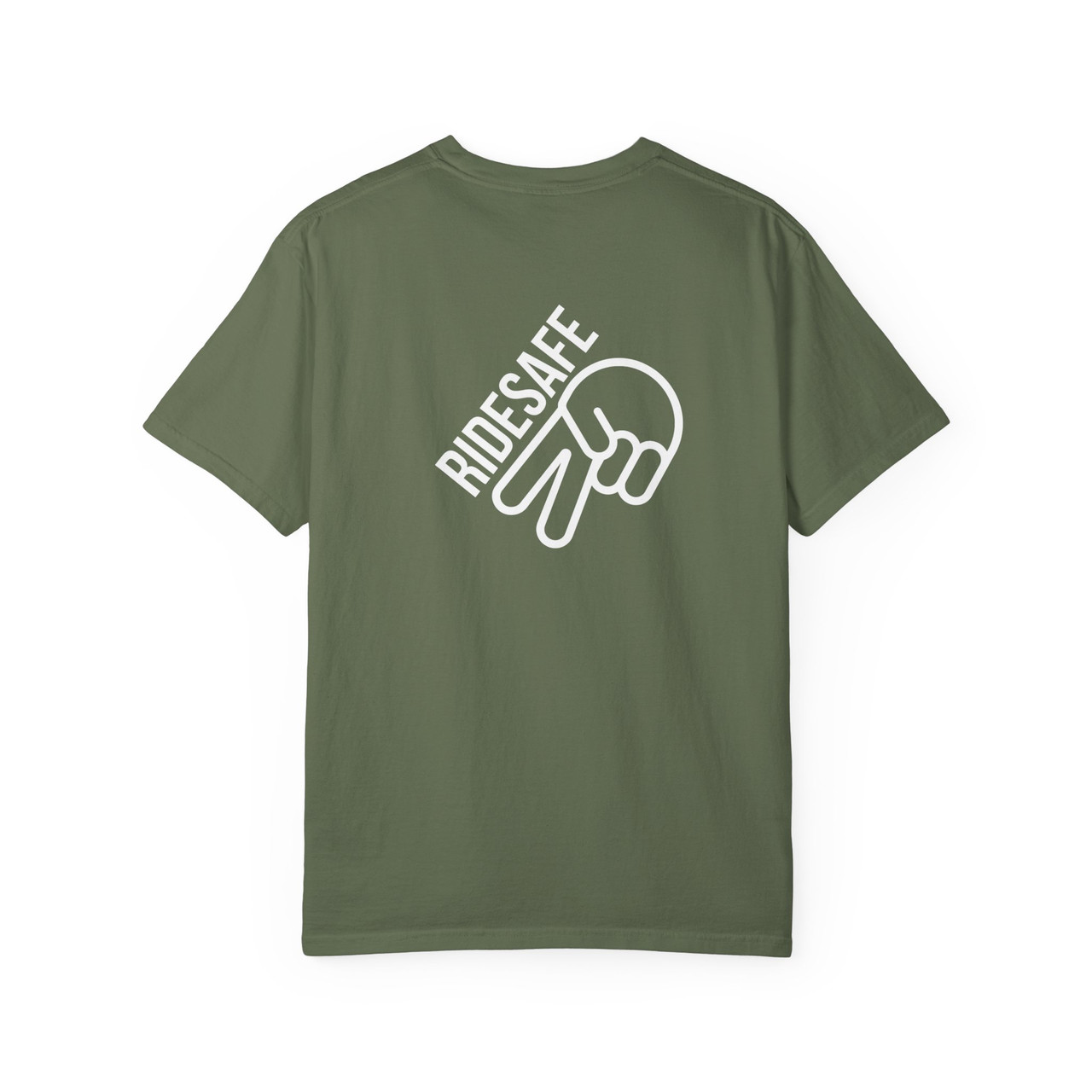 Platinum Performance Ride Safe Garment Dyed T-shirt (White Logo)