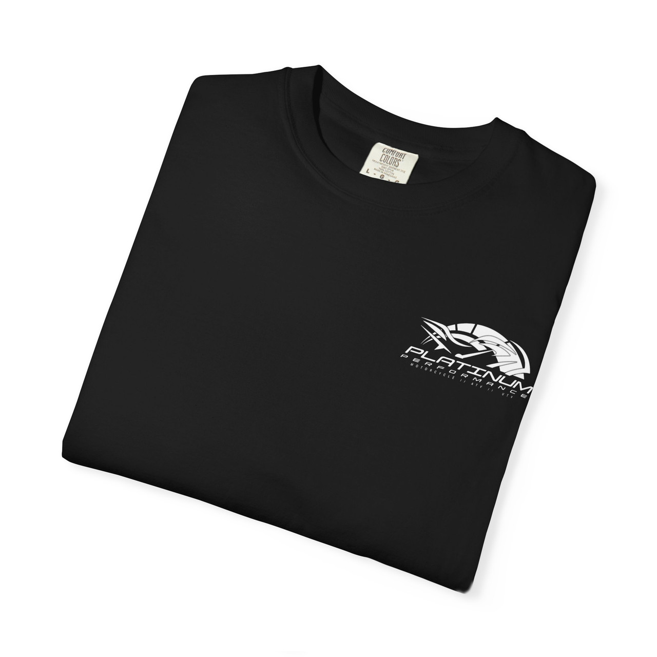 Platinum Performance Ride Safe Garment Dyed T-shirt (White Logo)