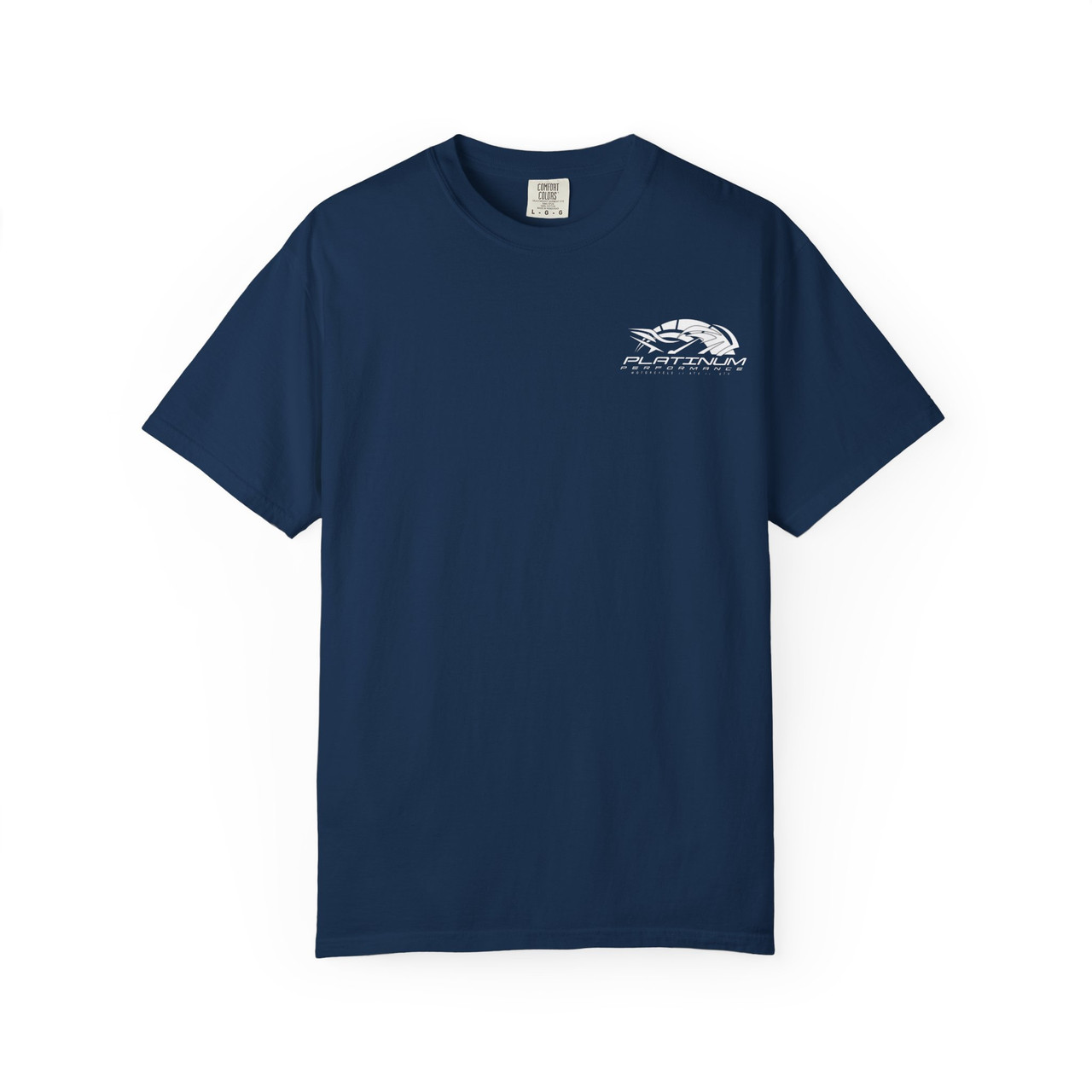 Platinum Performance Ride Safe Garment Dyed T-shirt (White Logo)