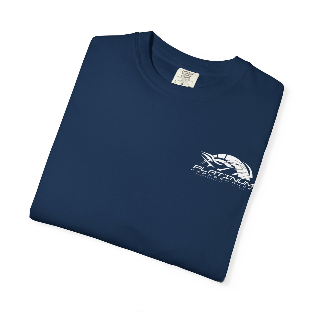Platinum Performance Ride Safe Garment Dyed T-shirt (White Logo)