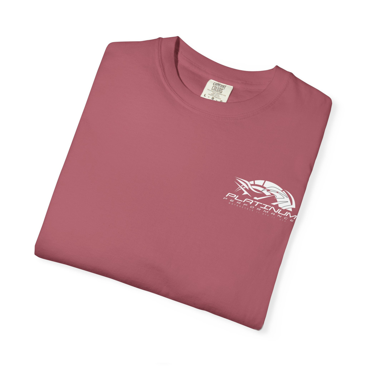 Platinum Performance Ride Safe Garment Dyed T-shirt (White Logo)