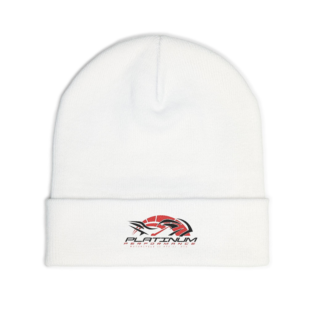 Platinum Performance Embroidered Knit Beanie 