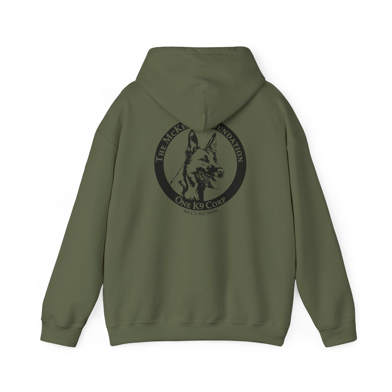  One K9 Hooded Sweatshirt- Platinum Performance 