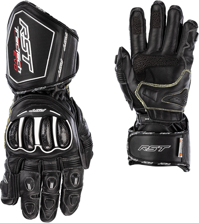 RST TRACTECH EVO 4 CE GLOVE BLACK/BLACK/BLACK