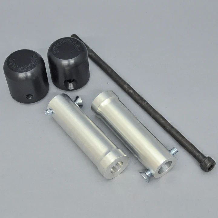 50-0130 2013-17 Kawasaki Ninja 300 Under Bodywork Frame Slider Kit with pucks