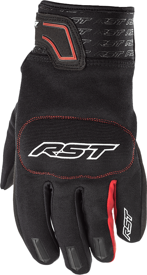 RST RIDER CE GLOVE BLACK/RED