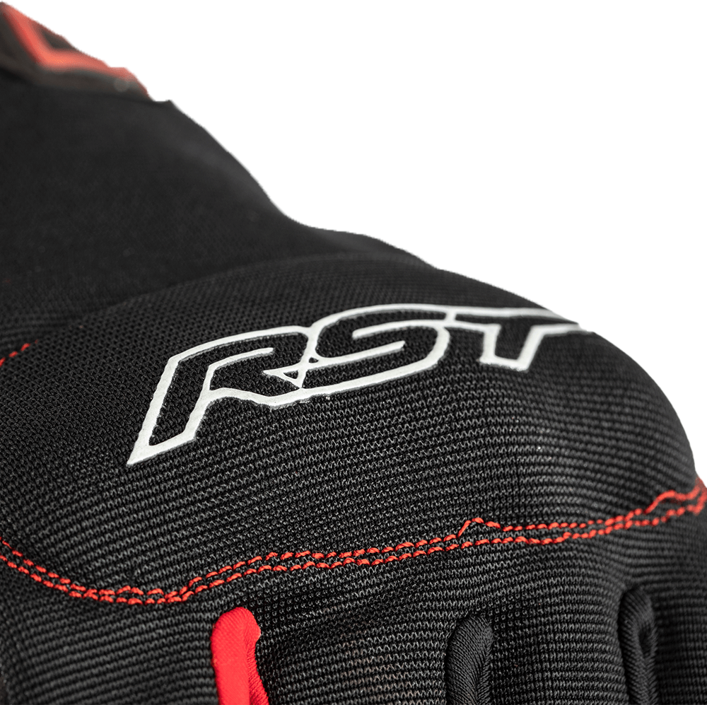 RST RIDER CE GLOVE BLACK/RED