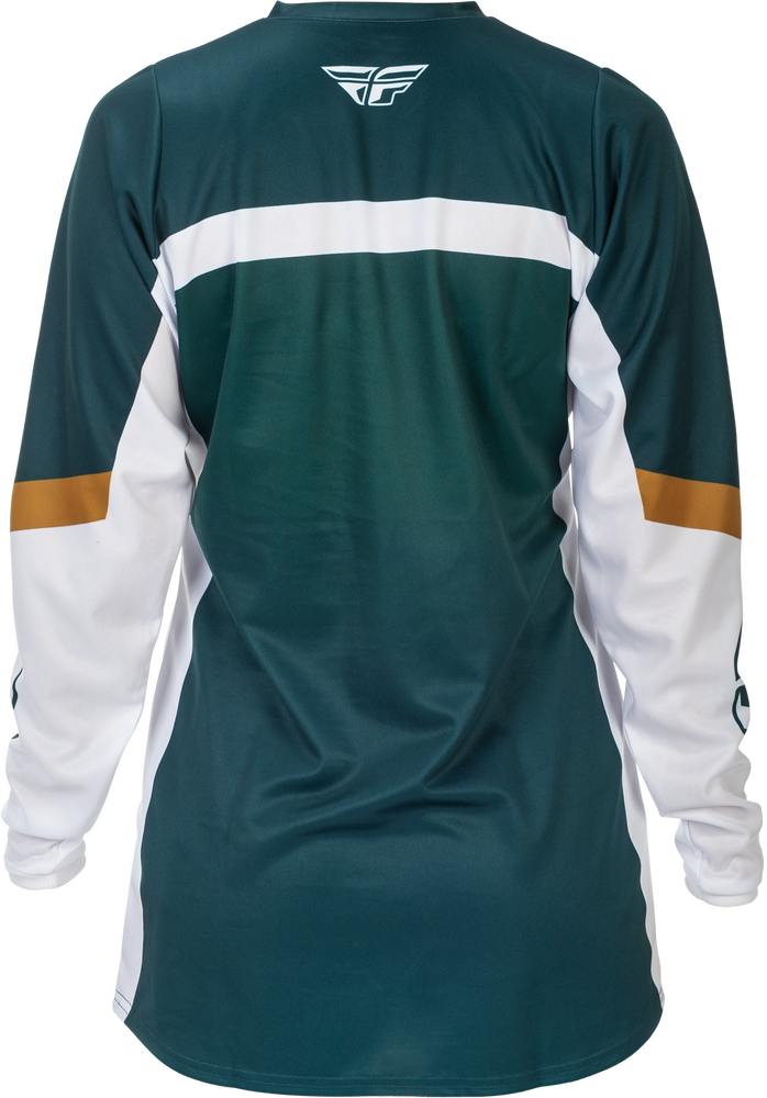 FLY RACING WOMEN'S F-16 JERSEY TEAL/WHITE/GOLD