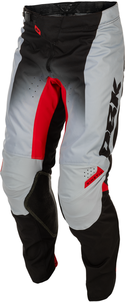 FLY RACING KINETIC DBK PANTS GREY/BLACK/RED