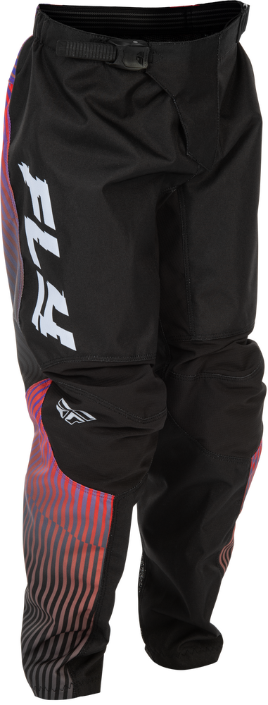 FLY RACING YOUTH F-16 PANTS BLACK/RED/PURPLE