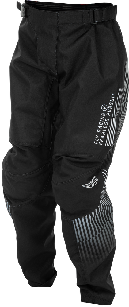 FLY RACING YOUTH F-16 PANTS BLACK/WHITE