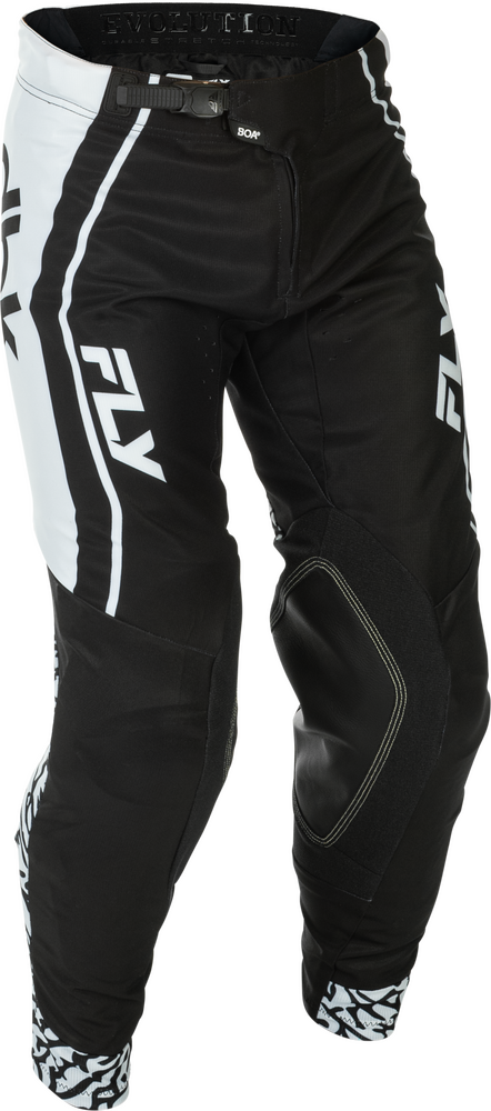 FLY RACING EVOLUTION DST DBK PANTS BLACK/WHITE/RED SZ 28