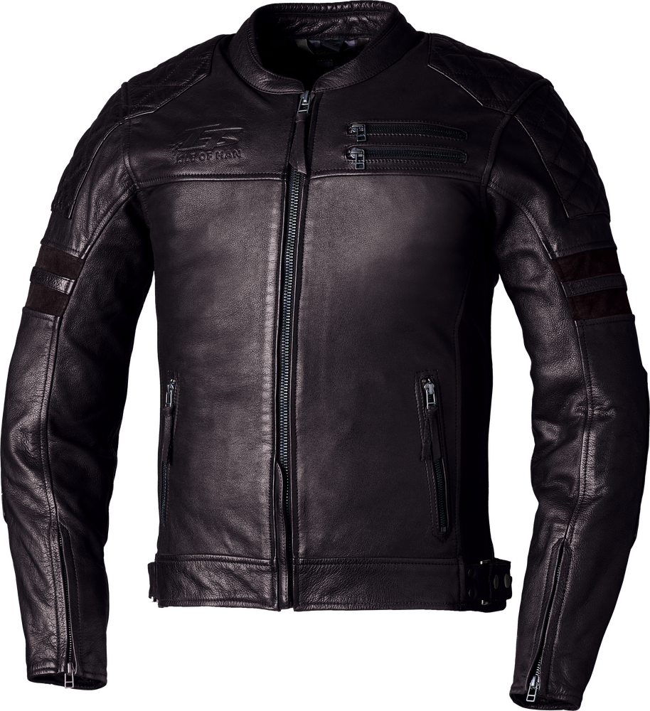 RST IOM TT HILLBERRY 2 CE JACKET BROWN LEATHER
