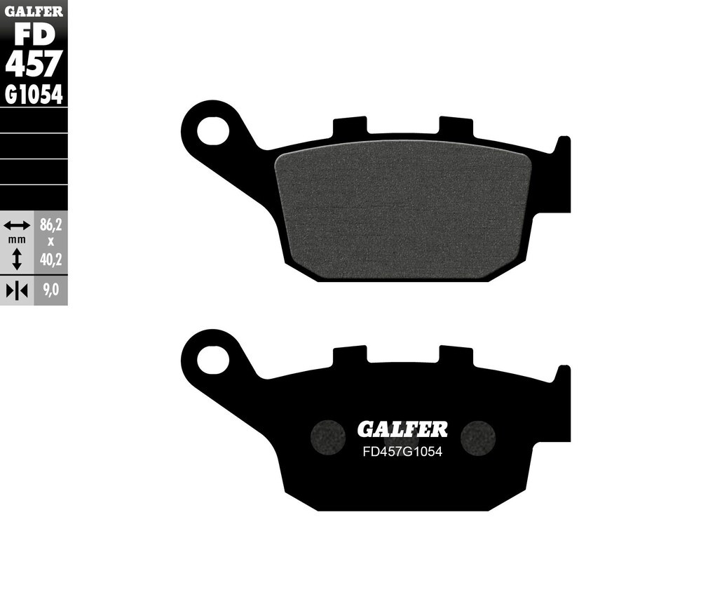 GALFER BRAKE PADS SEMI METALLIC FD457G1054