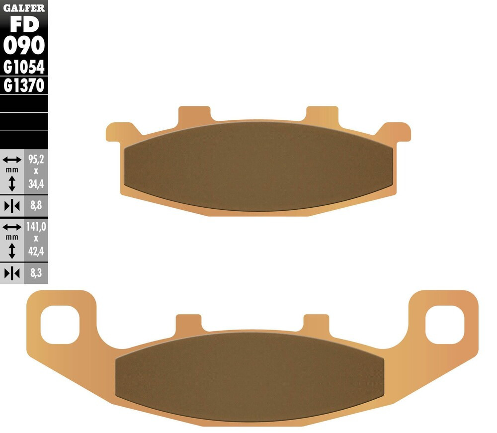 GALFER BRAKE PADS SINTERED FD090G1370