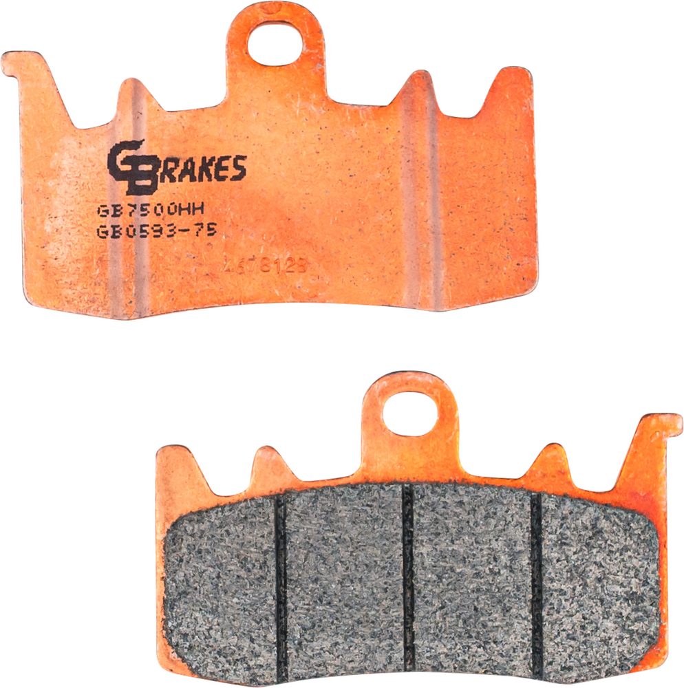 GBrakes BRAKE PADS SINTERED CERAMIC