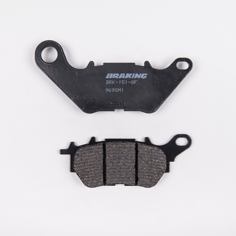 BRAKING BRAKE PAD SEMI METALLIC 31-968S