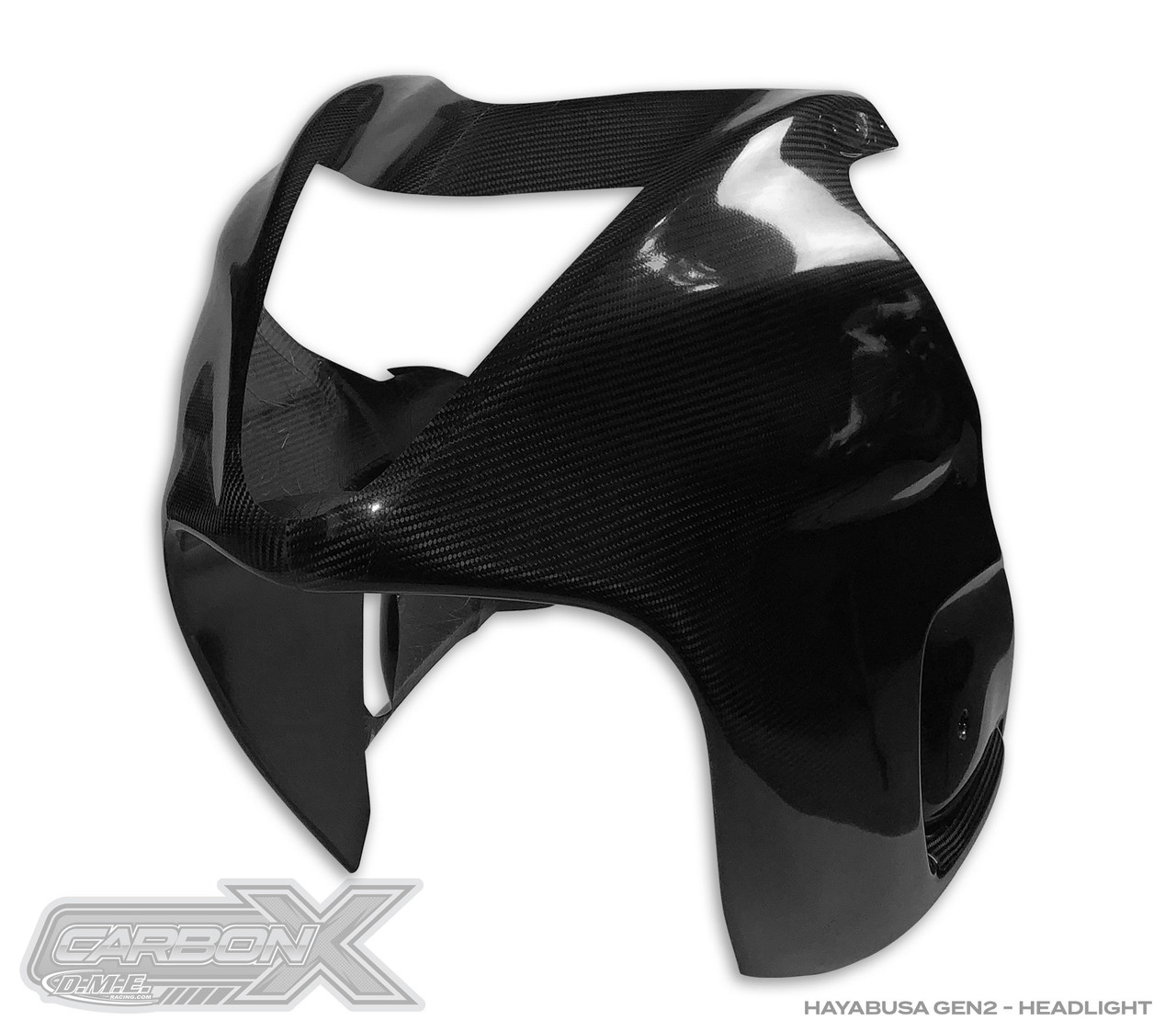 Hayabusa Front Fairing – 3/4 Upper | Carbon Fiber