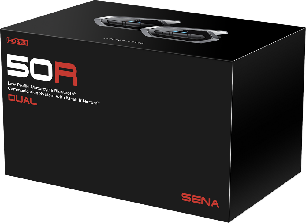 SENA 50R HD BLUETOOTH COMM SYSTEM WITH MESH INTERCOM DUAL