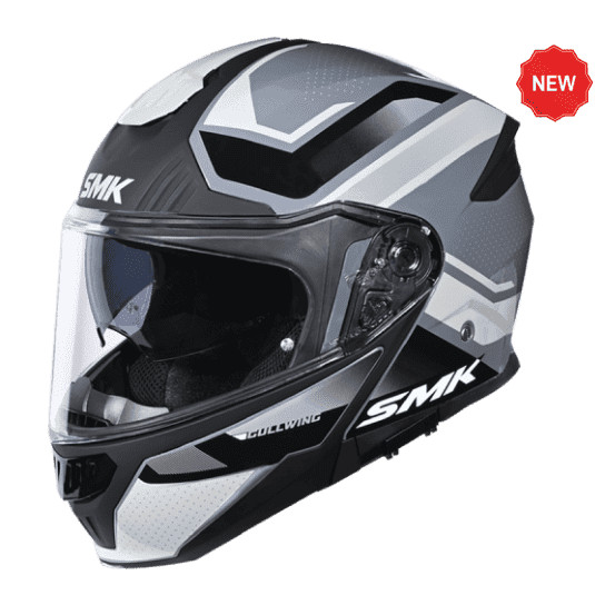 SMK MODULAR GULLWING SUPERTOUR MA661 GREY/BLACK SIDE VIEW