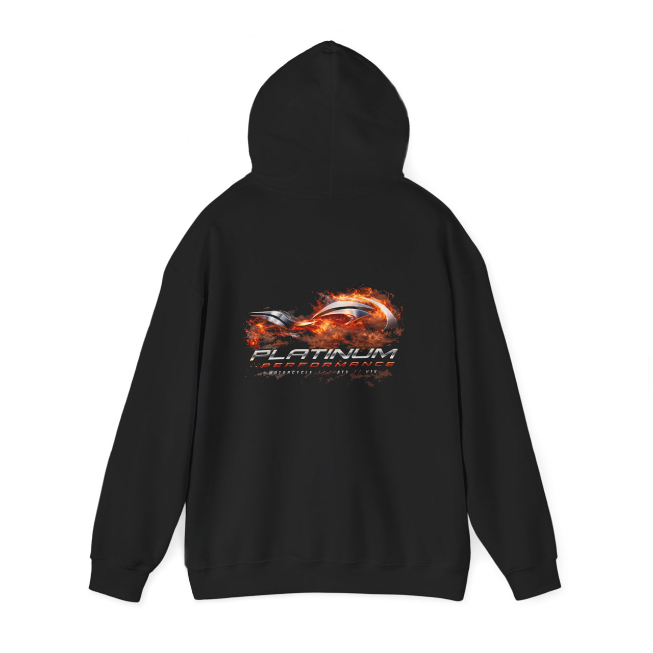 Platinum Performance Fire Logo Hoodie — Motorsport Racing Sweatshirt