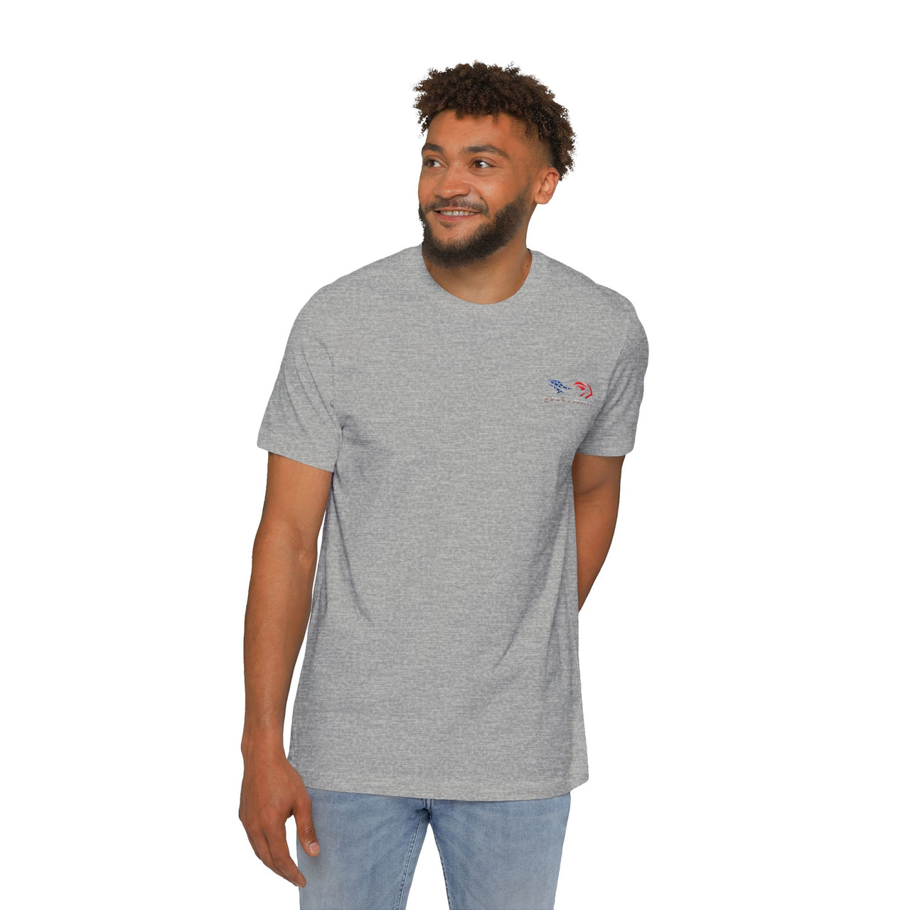 Patriotic Eagle Platinum Performance Graphic T-Shirt 