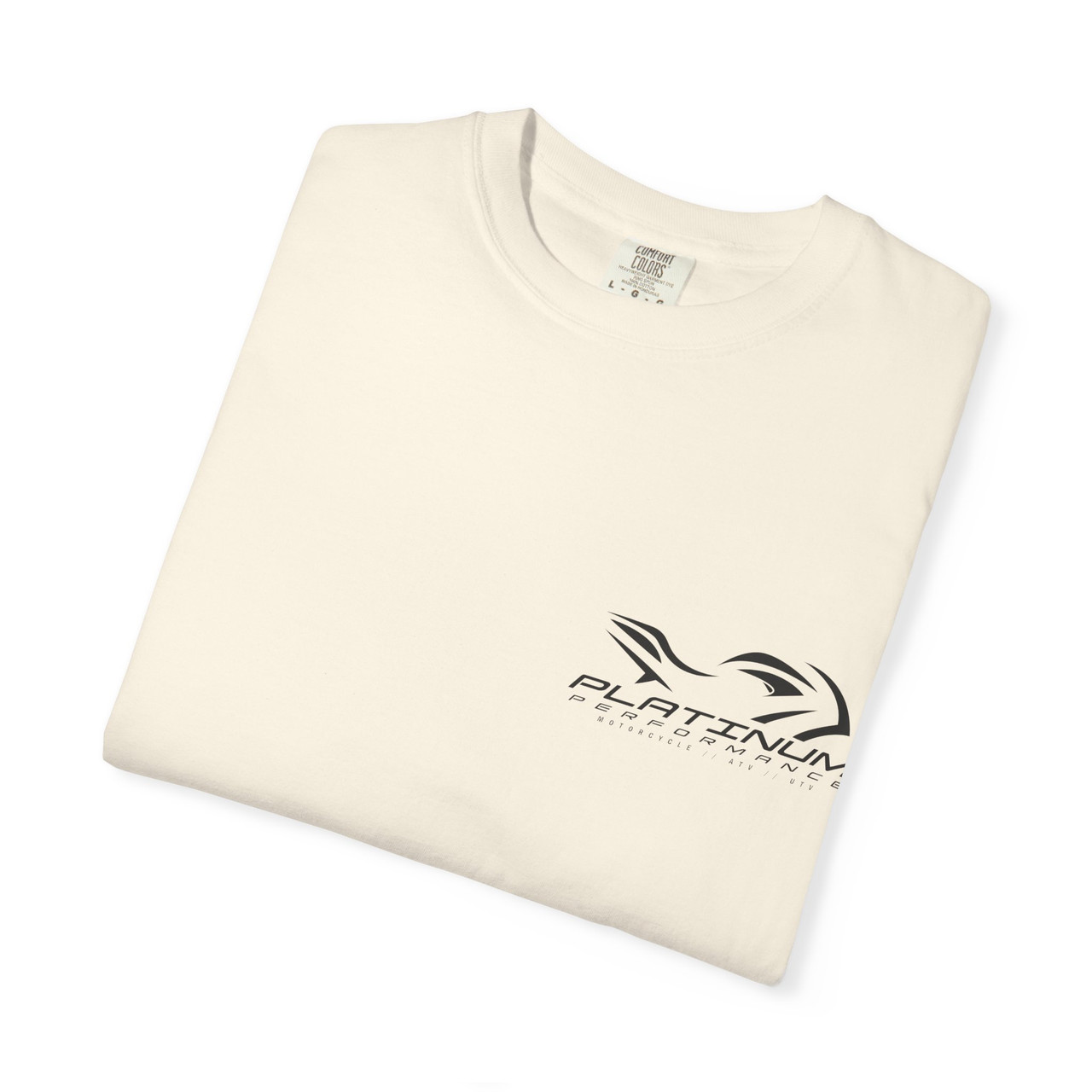 Motorcycle Racing T-Shirt — 'Platinum' Rider Graphic Tee