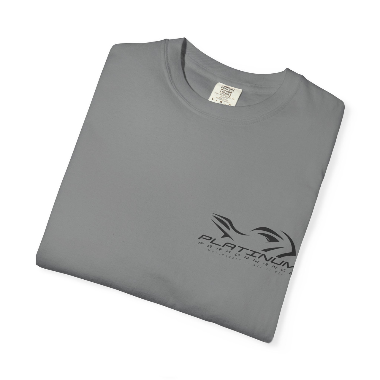 Motorcycle Racing T-Shirt — 'Platinum' Rider Graphic Tee