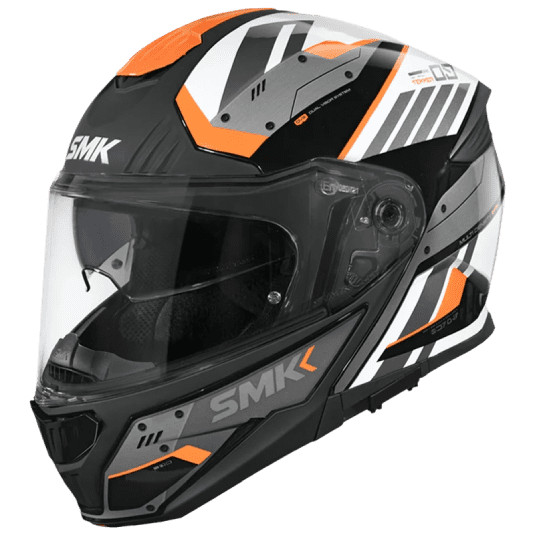 SMK MODULAR GULLWING TEKKER GL217 ORANGE/BLACK/WHITE SDE VIEW