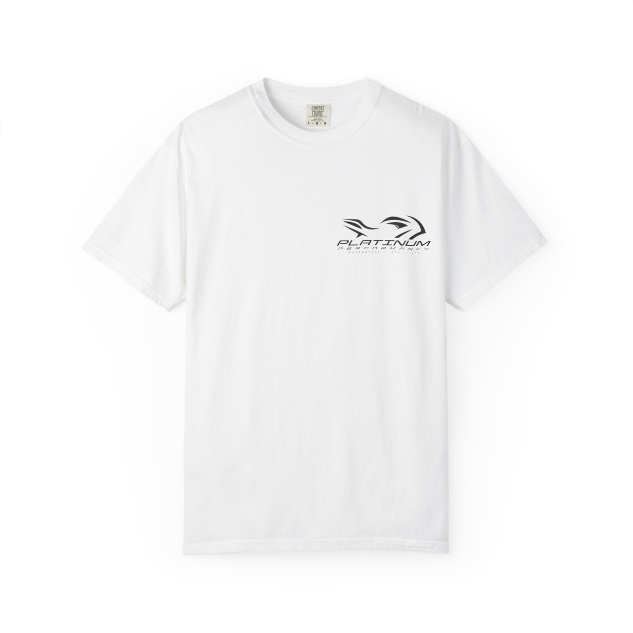 Halloween Demon Graphic T-Shirt — 'Platinum' Logo Front & Spooky Pumpkin Back