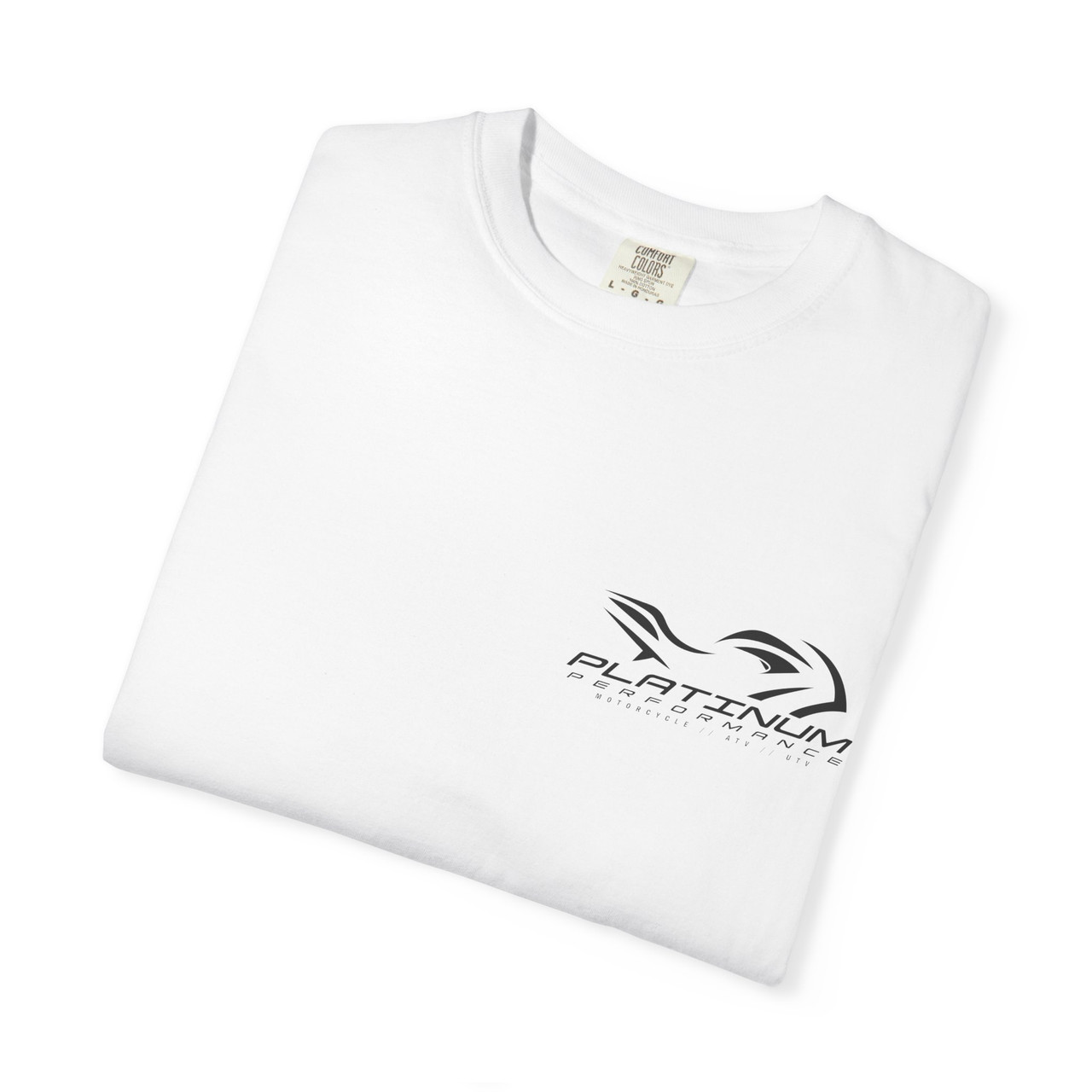 Halloween Demon Graphic T-Shirt — 'Platinum' Logo Front & Spooky Pumpkin Back