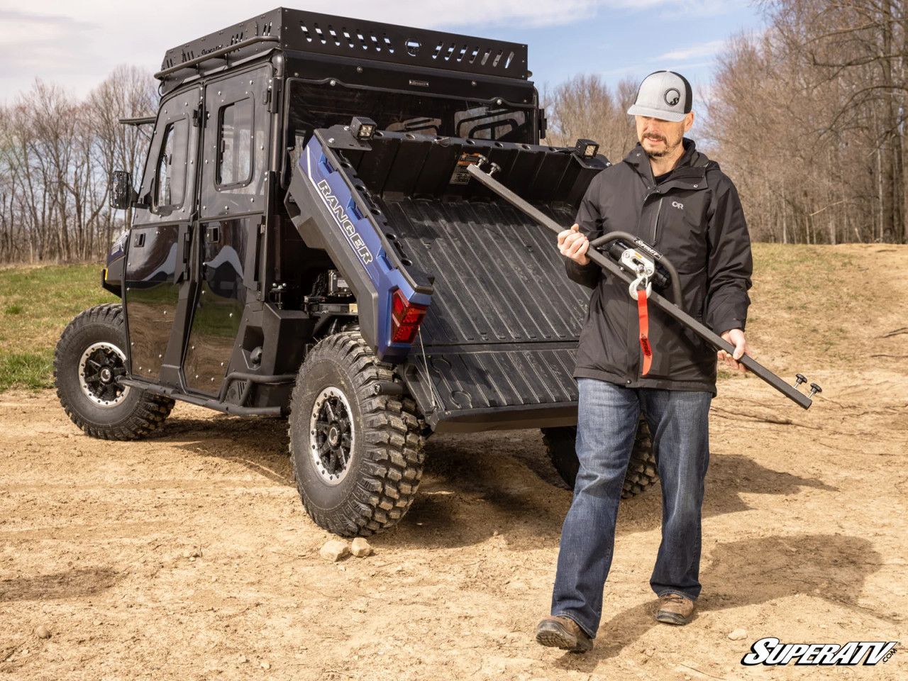 POLARIS GENERAL XP 1000 BED WINCH