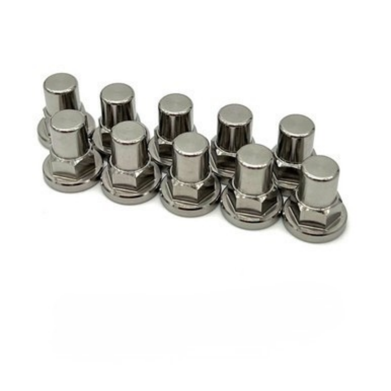 Yamaha Banshee Titanium Cylinder Head Nuts, Tall Acorn Nuts (10 Pieces)