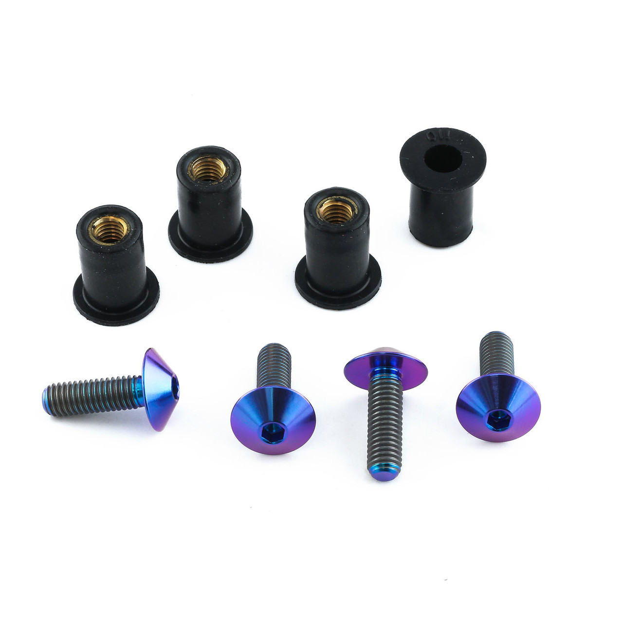 Titanium Windshield Kit 4 Bolt