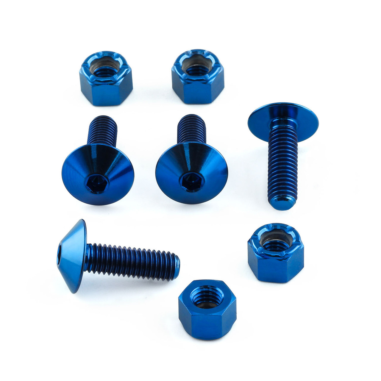 Titanium License plate Bolt Kit