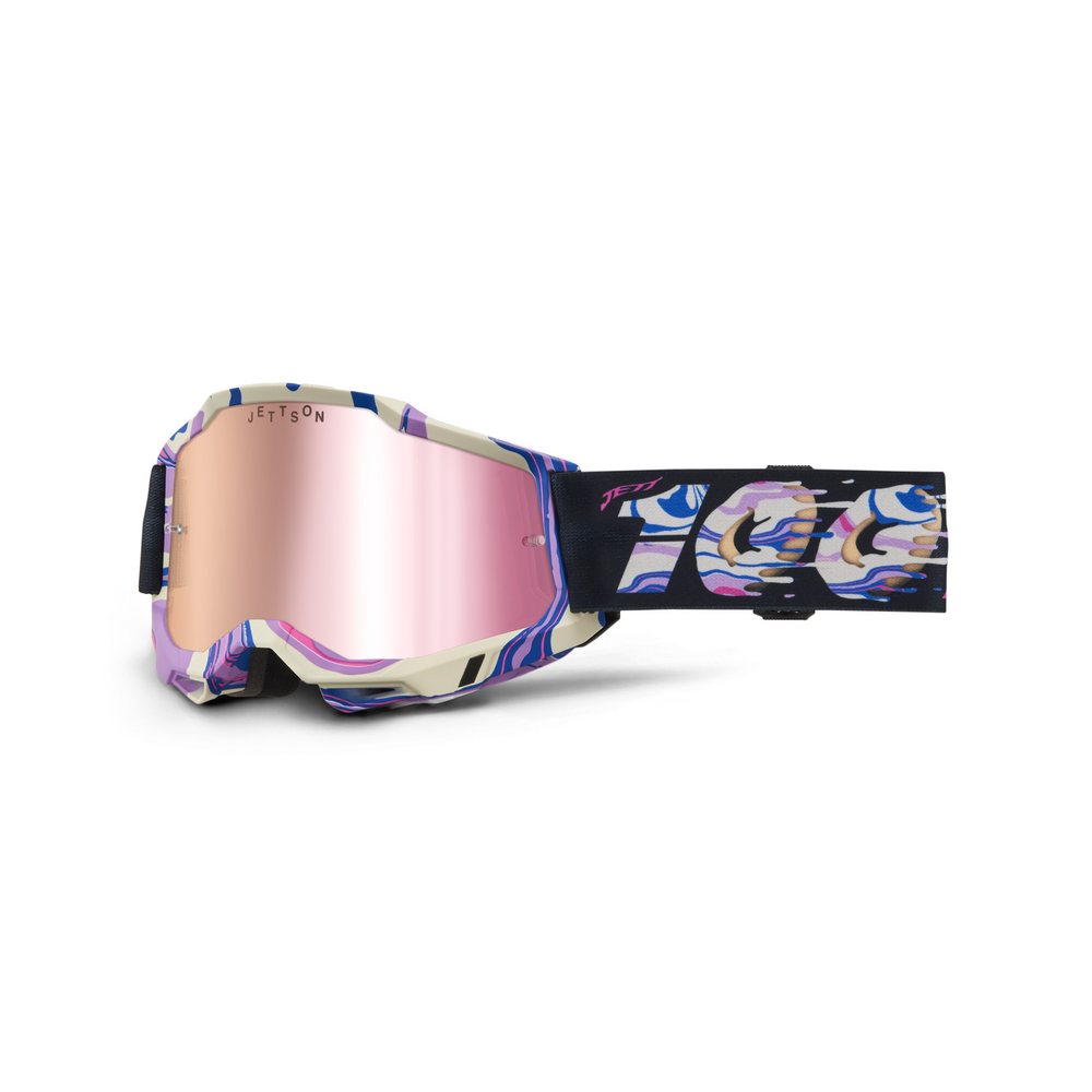 100-PERCENT ACCURI 2 GOGGLE 2/PK LE JETT LAWRENCE DONUT - MIRROR