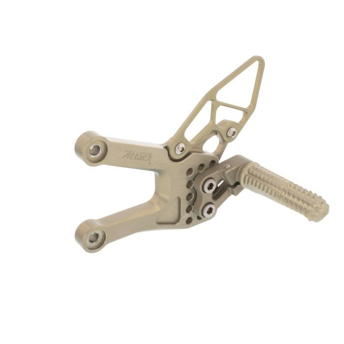 REAR SET KIT, YAM R6 06- , AERO HARD