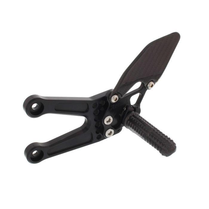 REAR SET KIT WITH SHIFT LEVER, GSXR1000 17 - , BLACK