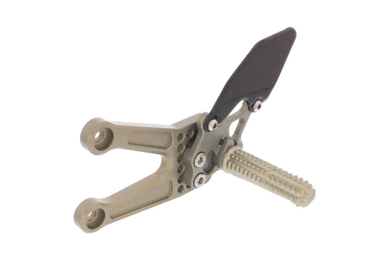 REAR SET KIT WITH SHIFT LEVER, GSXR1000 17 - , AERO HARD