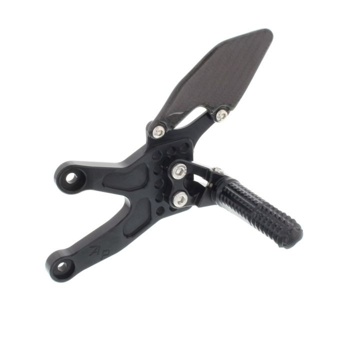 REAR SET KIT, YZF R1 09-14, W/SHIFT LEVER, BLACK