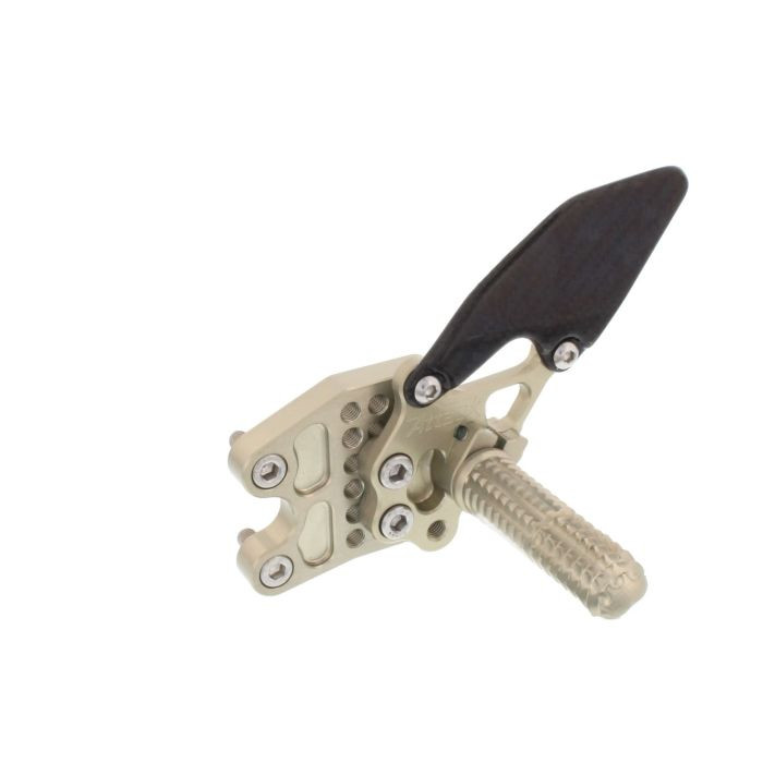 REAR SET KIT WITH SHIFT LEVER, GSXR1000 09-16, AERO HARD