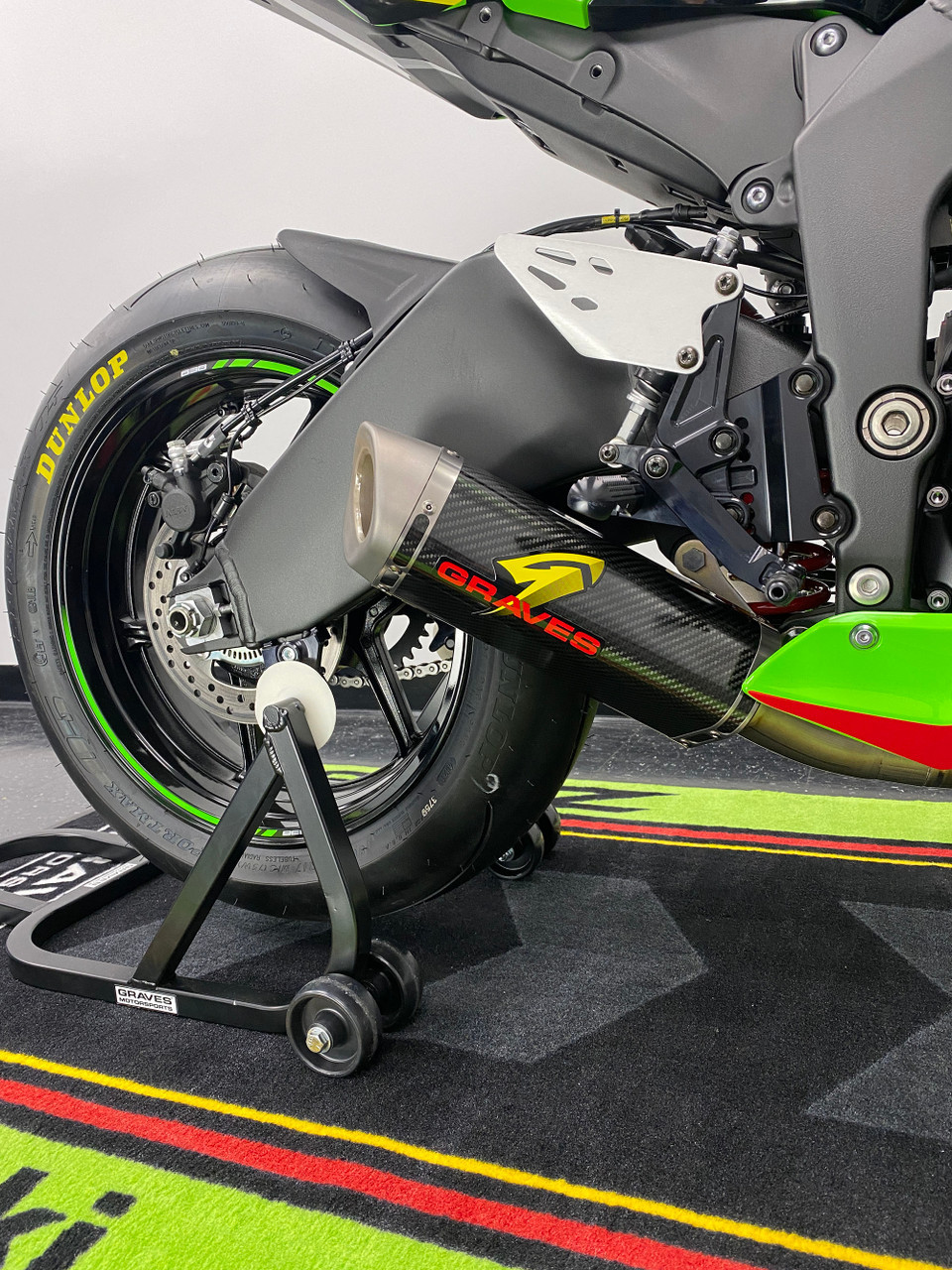 Kawasaki ZX-6R Cat-Back Slip-On Carbon Exhaust