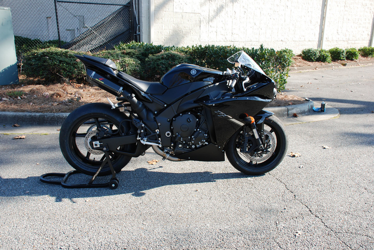 Graves Motorsports LINK R1 Cat Back Slip-On Titanium Exhaust Yamaha R1 2009-2014