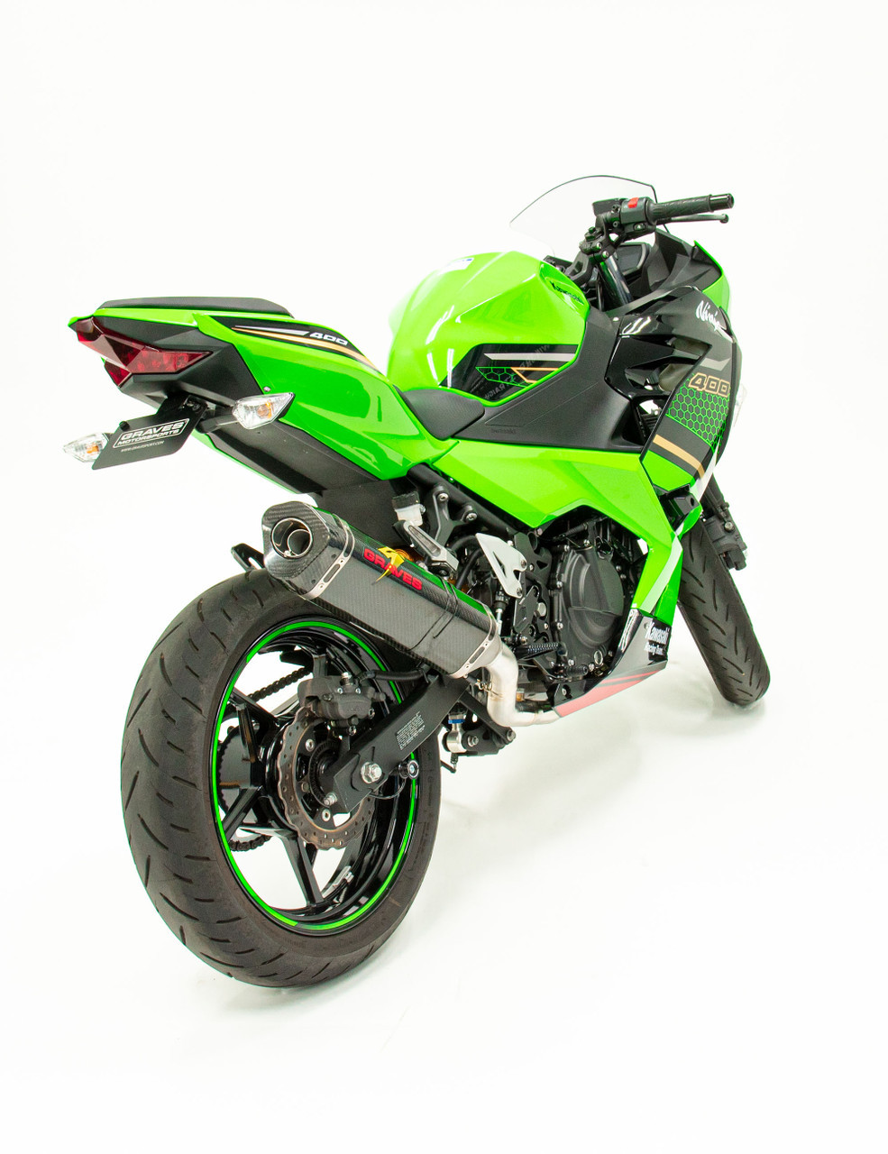 Graves Motorsports Kawasaki Ninja 400 + Ninja 500 WORKS2 Full Exhaust System