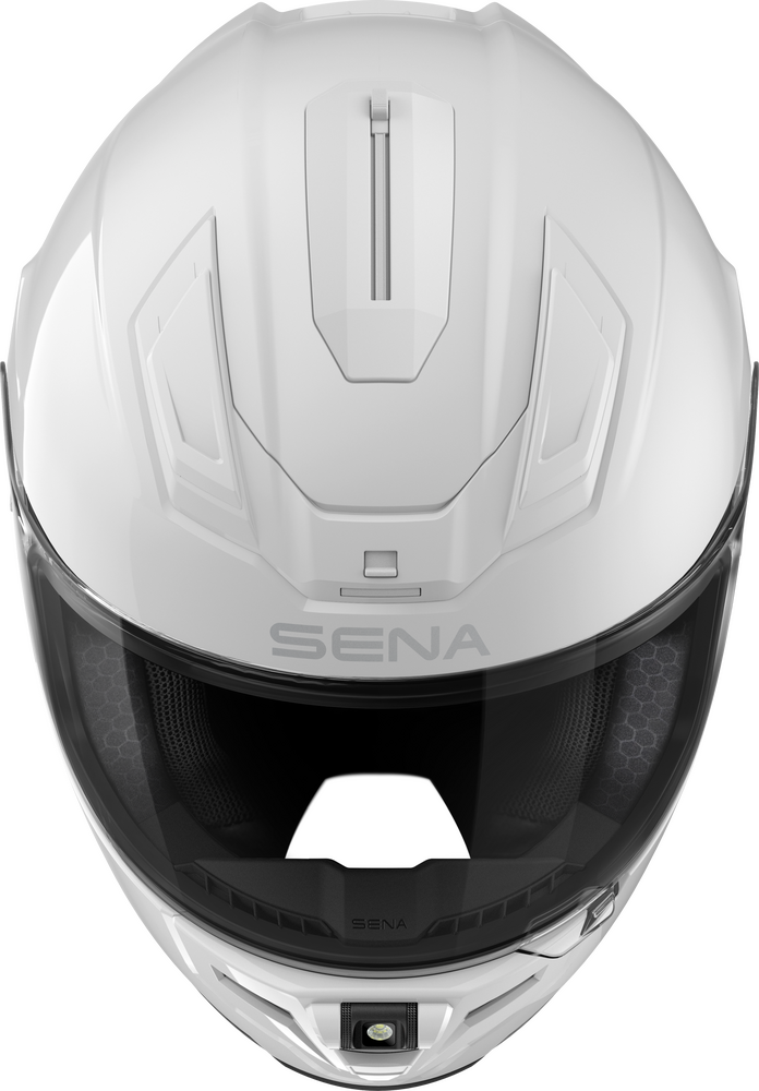 SENA PHANTOM FF MESH COM HELMET GLOSSY WHITE