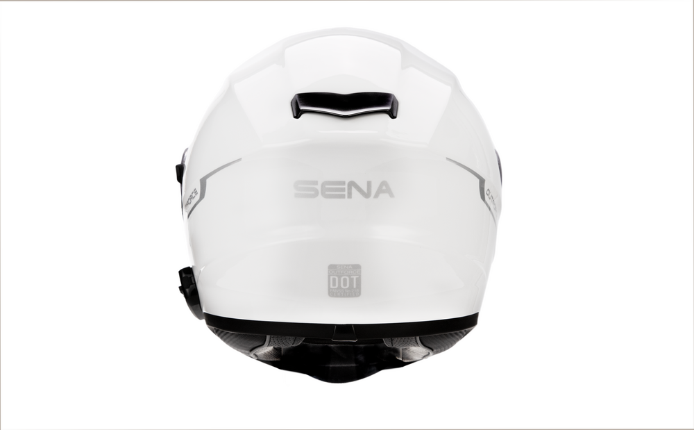 SENA OUTFORCE FULL FACE HELMET BLUETOOTH GLOSSY WHITE