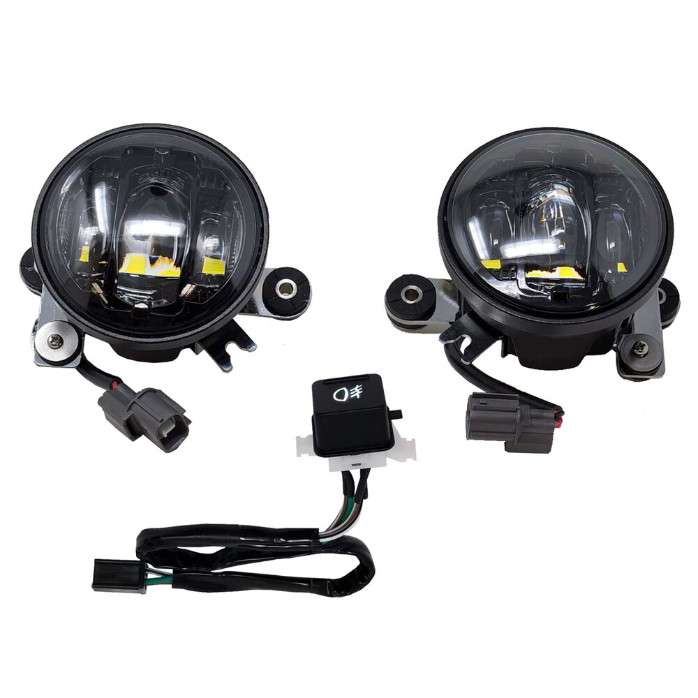 PATHFINDER LED FOG LIGHT KIT BLACK SMOKE LENS HON 2006-2010